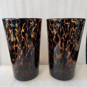 Vintage IKEA Lowball Mushroom Frog Flower Elephant Patterns Set of 5